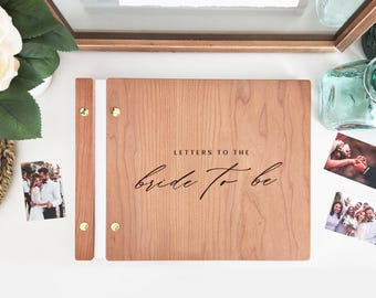 Letters to the Bride Book, Advice for the Bride to be, Bridal Shower Gift, Gift from Bridal Party to Bride, Keepsake Wedding Gift