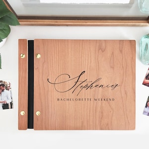 Bachelorette Weekend Photo Album, Bachelorette Party Gift, Letters to the Bride - Perfect Bridal Shower or Hen Party Gift