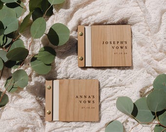 Vow books set of 2 | His and Her vow books
