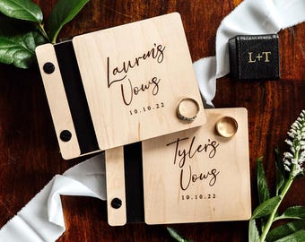 Wedding Vow Books | Personalized Wedding Vow Booklets for Bride and Groom