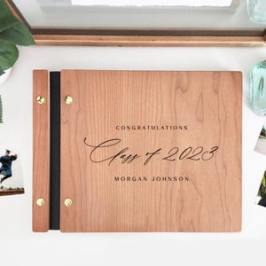 Class of 2025 Graduation Party Guest Book | High School or College Graduate Guest Book Photo Book | 2025 Personalized Graduation Gift
