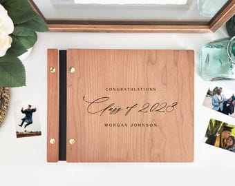 Class of 2025 Graduation Party Guest Book | High School or College Graduate Guest Book Photo Book | 2025 Personalized Graduation Gift