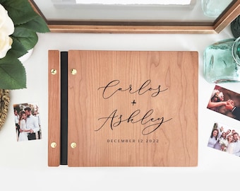 Classic Wedding Guest Book Elegant Sign-in Guestbook Wedding Guestbook Photobooth Guest Book Album
