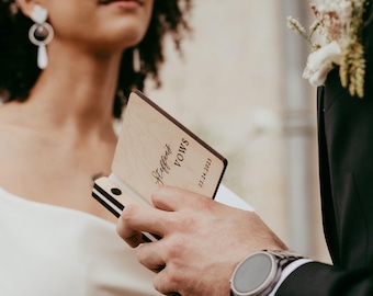 Livrets de vœux pour les mariés | Livrets de vœux personnalisés faits main pour les mariés | À l'unité ou par lot de 2