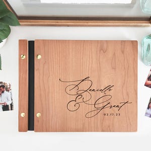 Alternative Wedding Guest Book Modern Elegant Wedding Photo Guestbook Photo Booth Guest Album