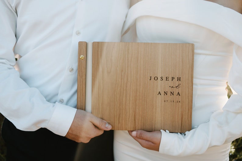 Elegant Wedding Guest Book Instant Photo Booth Album for Wedding