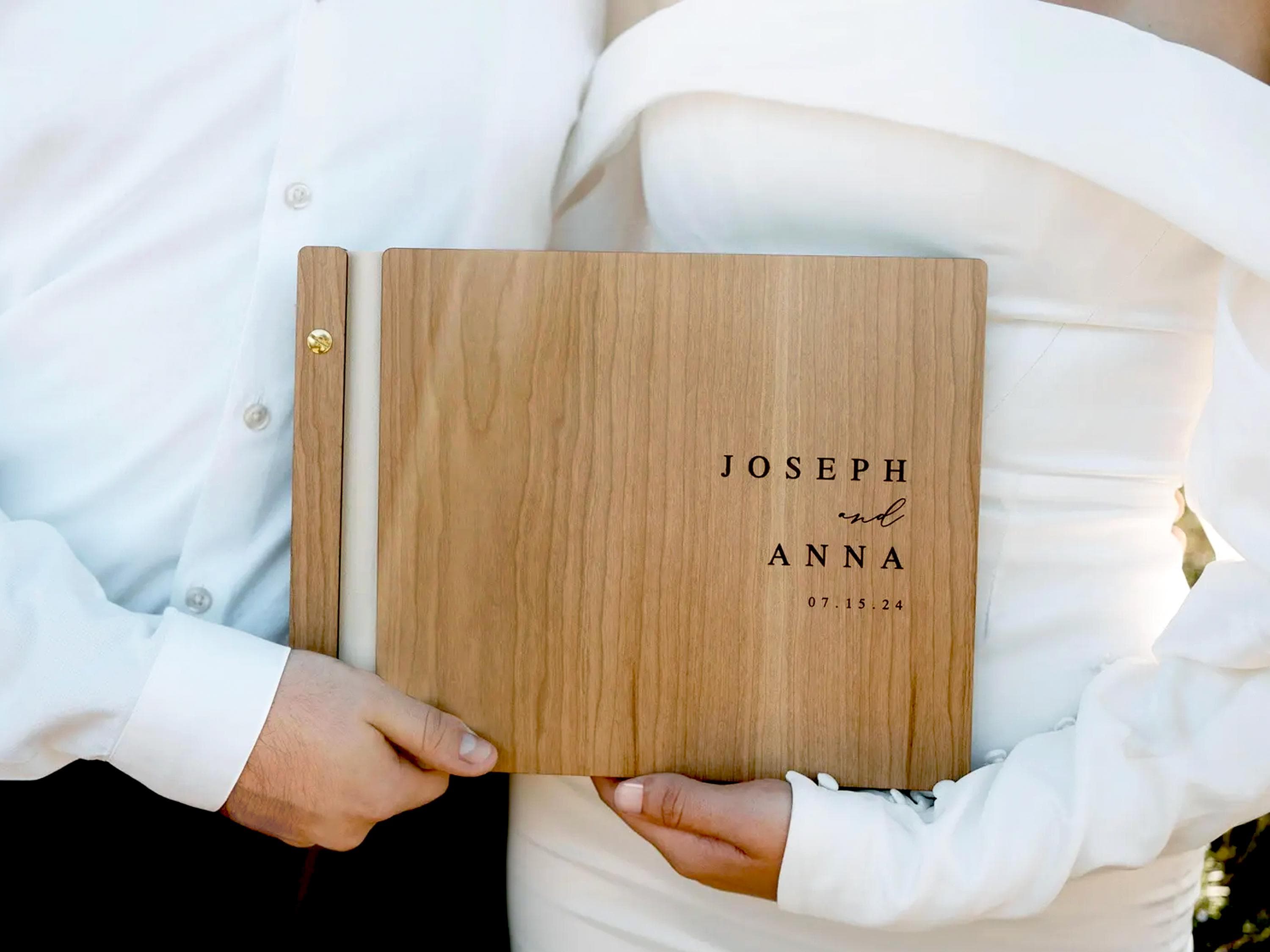 Elegant Wedding Guest Book Instant Photo Booth Album for Wedding