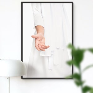 His Hand is Stretched Out Still - Jesus Christ Hand - Print only - Paper or Canvas - no frame