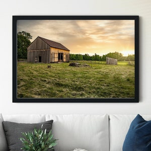 Smith Family Barn - Joseph Smith Farm - Print only - Paper or Canvas - no frame