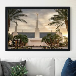 Las Vegas Nevada Temple - Serenity - Solo impresión - Papel o lienzo - sin marco