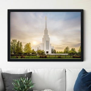 Twin Falls Idaho Temple - Endless Light - Print only - Paper or Canvas - no frame