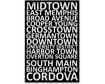 Memphis Neighborhood Print