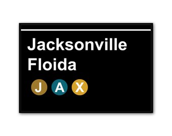 Jacksonville Subway Print