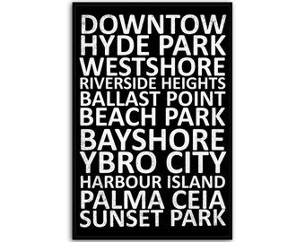 Tampa Bay Neighborhood Print