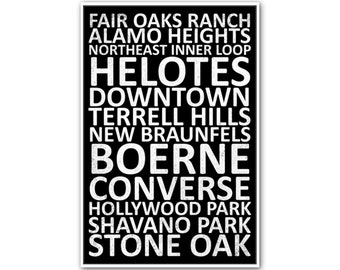 San Antonio Neighborhood Canvas Print