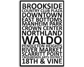 Kansas City Subway Canvas Wall Art Print