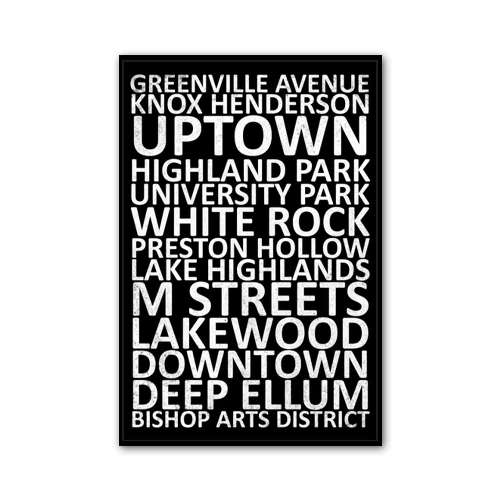 Dallas Neighborhood Imprimer
