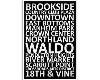 Kansas City Subway Canvas Wall Art Print