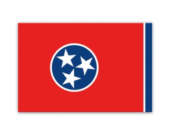 Tennessee Canvas Flag Art Print
