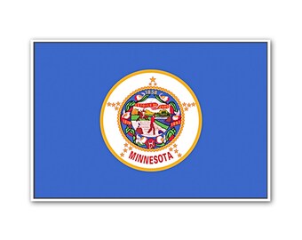 Minnesota Flag Canvas Art Print