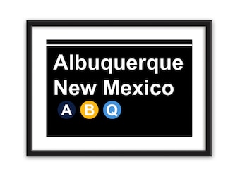 Albuquerque Subway Print