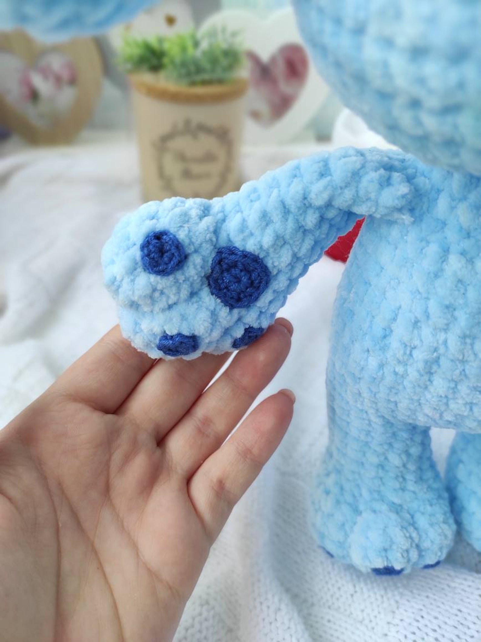 Crochet pattern Blues Clues in English Amigurumi toy | Etsy