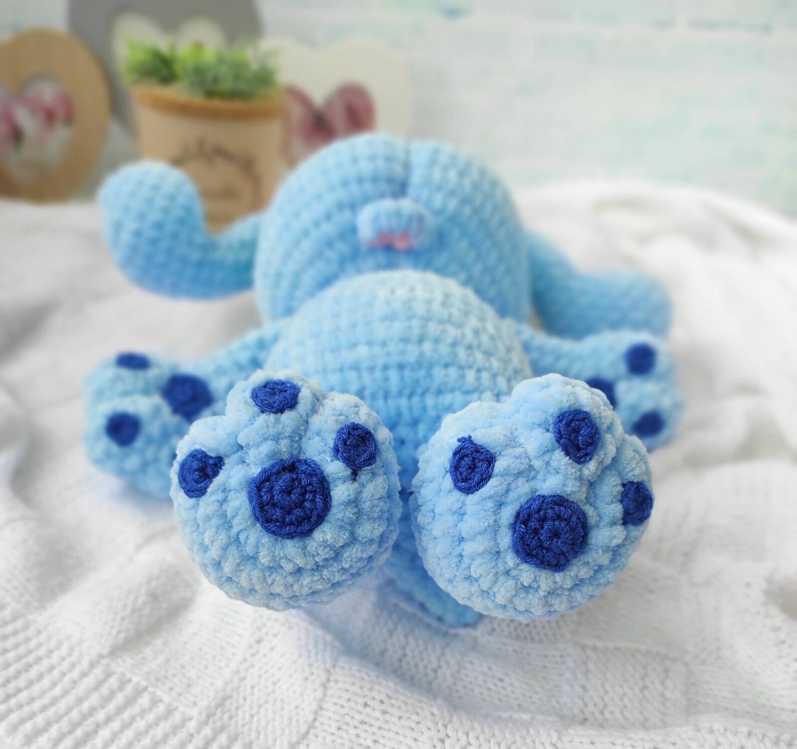 Crochet pattern Blues Clues in English Amigurumi toy | Etsy