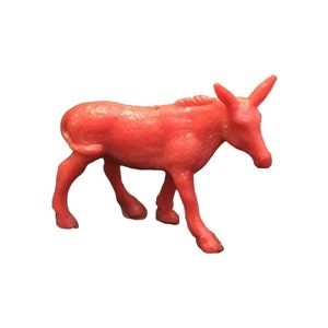 Bergen Toy & Novelty Ezel Rood, Vintage