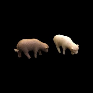 Bergen Toy & Novelty Co Lambs, Vintage