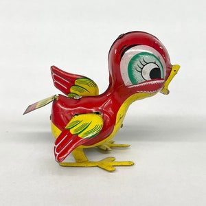 Vintage Tin Litho Windup Hopping Bird: 1950s Mikuni Japan Toy - Etsy