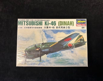 Mitsubishi Ki-46 Dinah Aircraft model - Unopened Vintage Hasegawa Hobby Kit