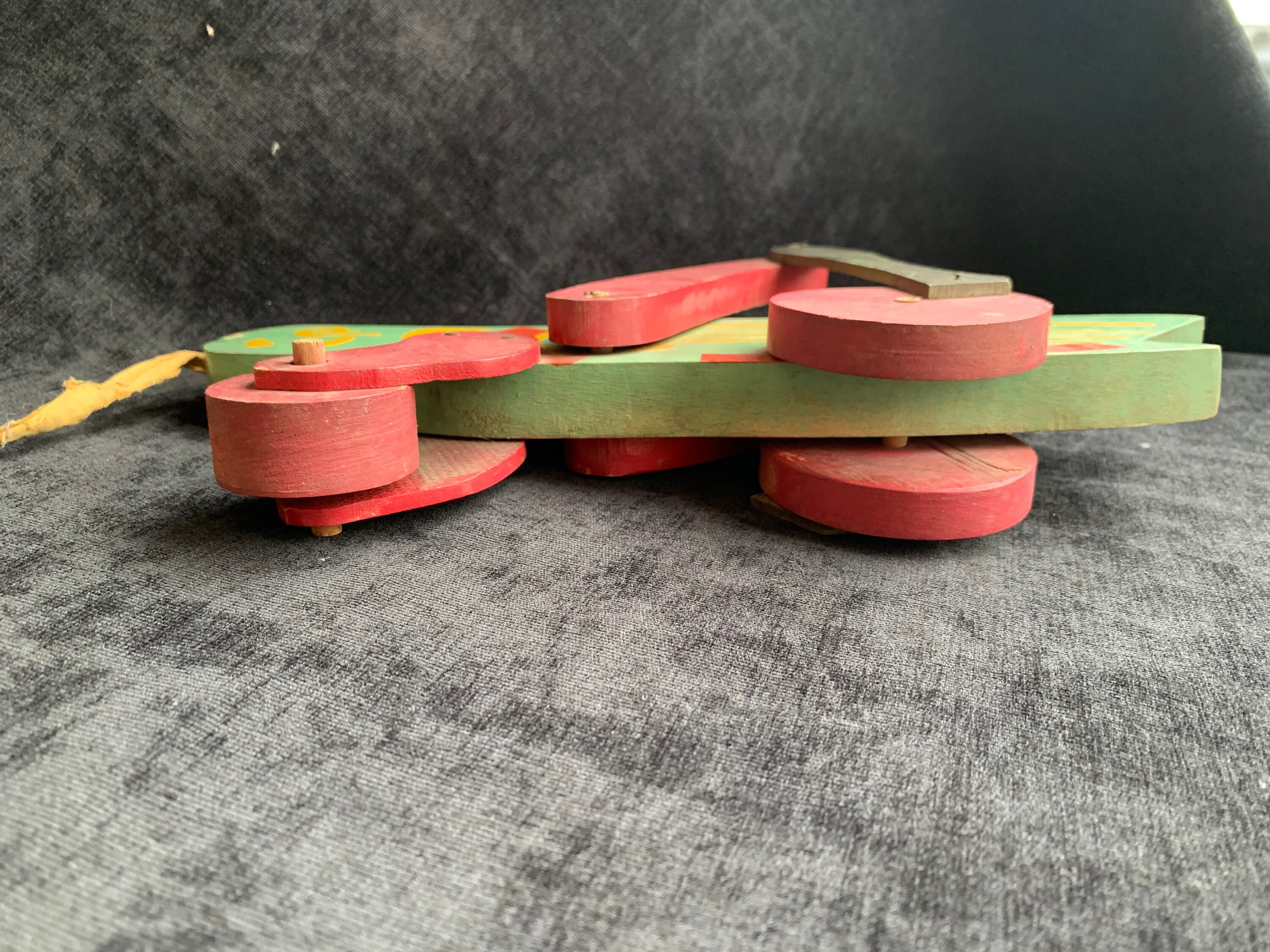 1940’s Wooden Grasshopper Pull Toy With Original String - Etsy