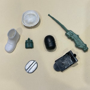 G.I. Joe Accessories- 7 Piece Lot - Sold as one unit - G.I. Joe Naval Man