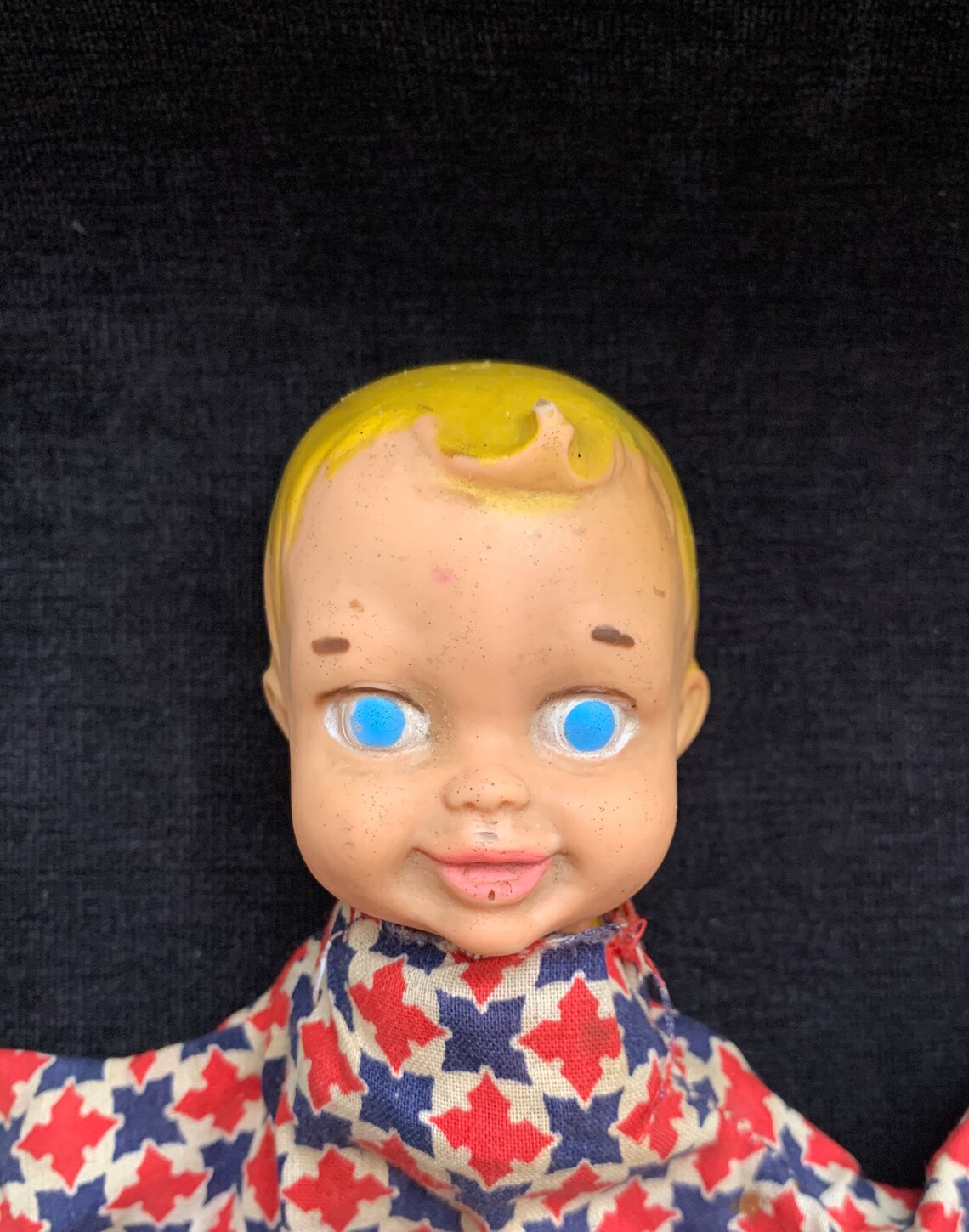 Vintage 1950s Blonde Boy Hand Puppet Etsy