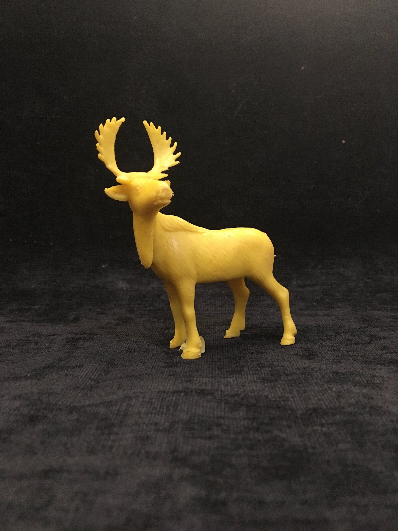 RARE millésime Bergen Elk Moose Toy Yellow Etsy