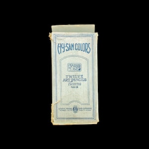Rare Hy-San White Chalk Art Pencils Vintage