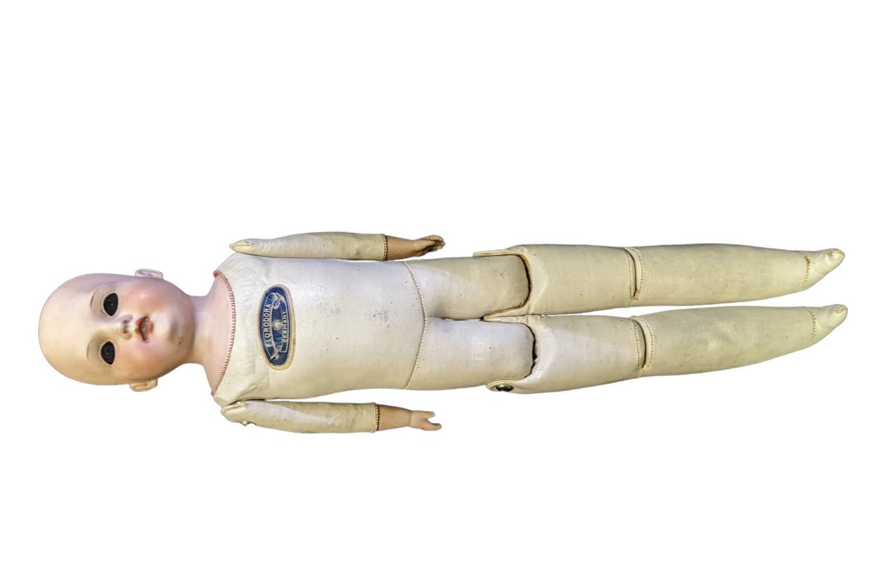 Antique Floradora Kid Leather Doll Body Only NO HEAD OR ARMS