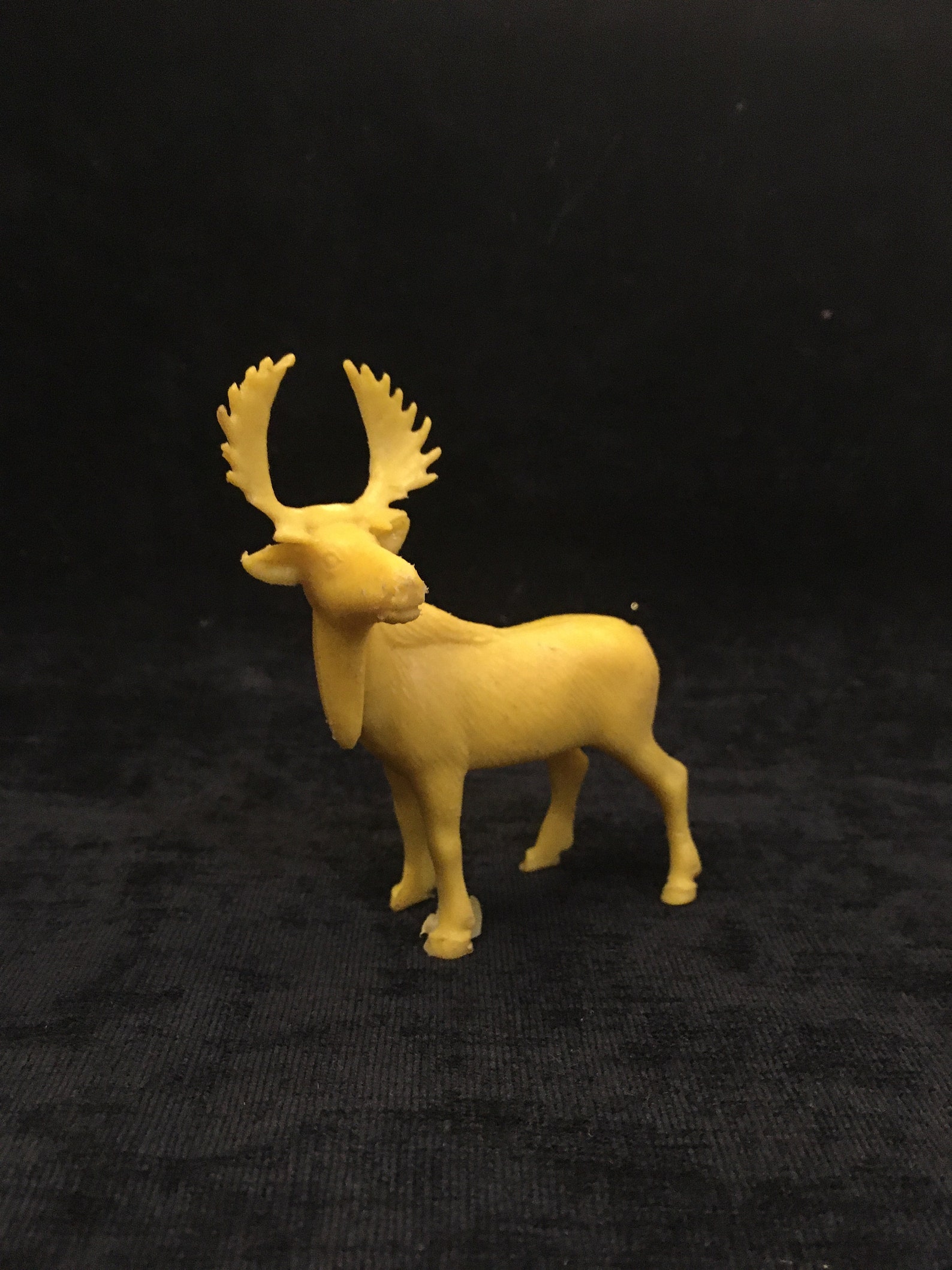 RARE Bergen Elk Moose Toy Yellow Vintage Etsy UK