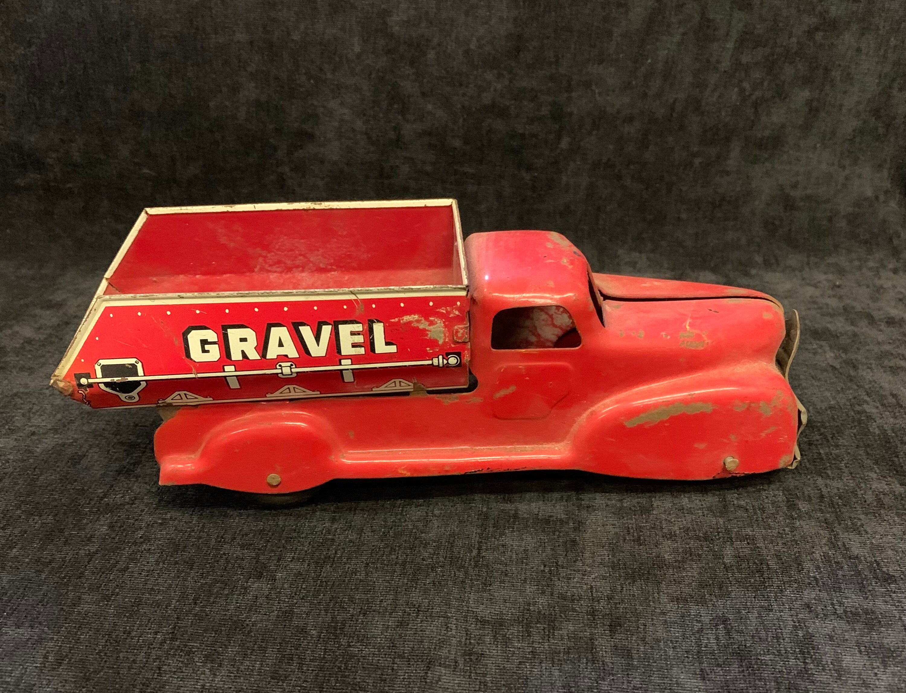 Vintage 1930s Louis Marx Pressed Steel Sand & Gravel Truck - Etsy