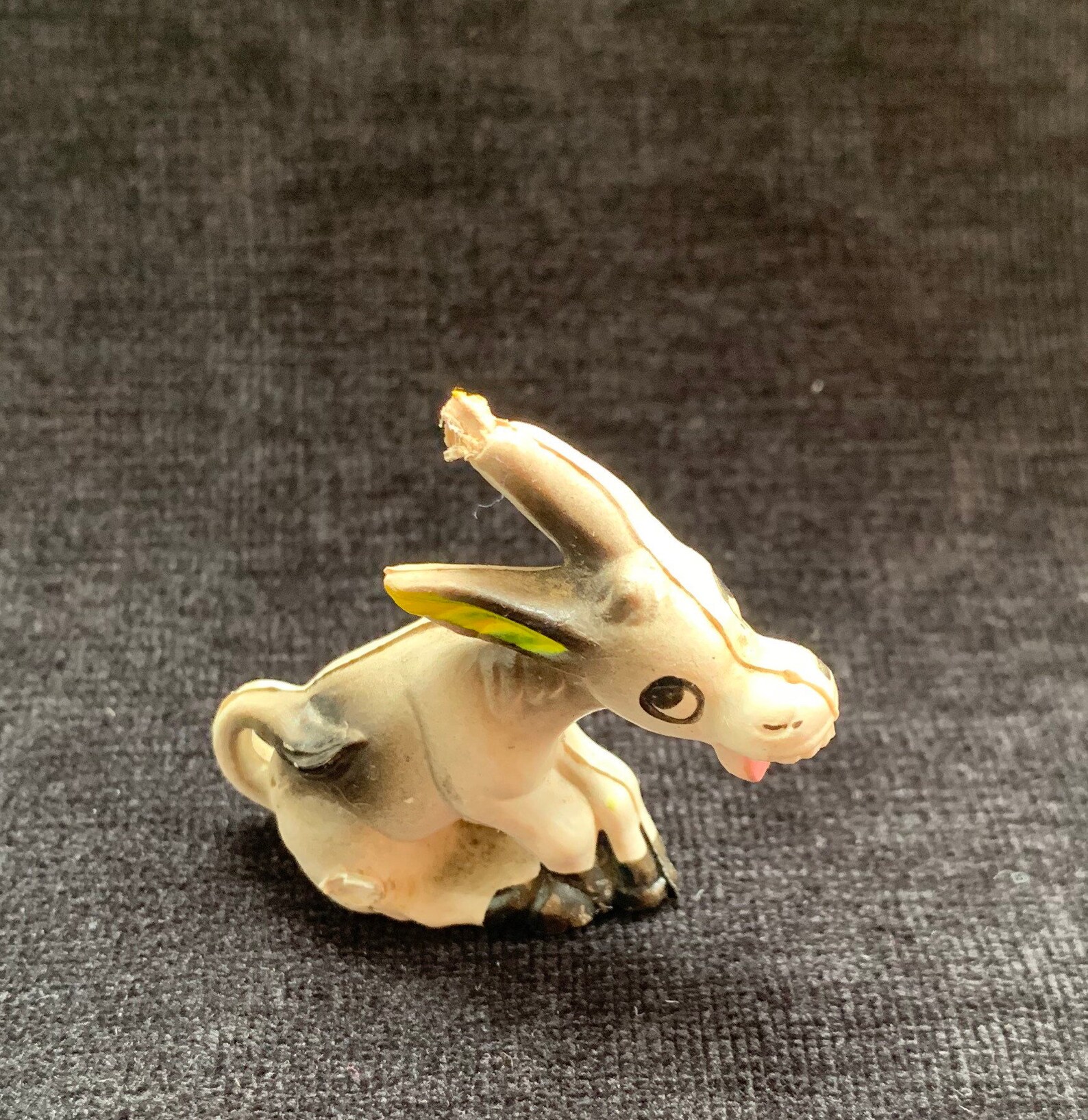 Vintage toy Laughing Donkey Plastic Figurine 1.25 inches Etsy