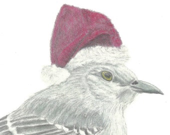 Northern "Merry" Mockingbird - Single, Blank Notecard