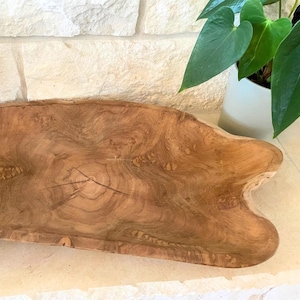 Driftwood Bowl Centerpiece Farmhouse Table Rustic Design Wooden Handmade Gift Men Home Dining Display Natural Wood Artisan Piece Unique image 20
