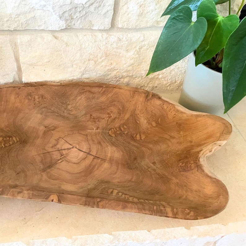 Driftwood Bowl Centerpiece Farmhouse Table Rustic Design Wooden Handmade Gift Men Home Dining Display Natural Wood Artisan Piece Unique image 20