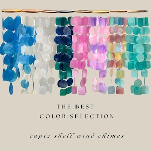 Coastal Wind Chime Beach Decor Bali Style Rainbow Soothing Healing Meditation Sound Garden Accessory Outdoor Patio Hanging Ornament Sea