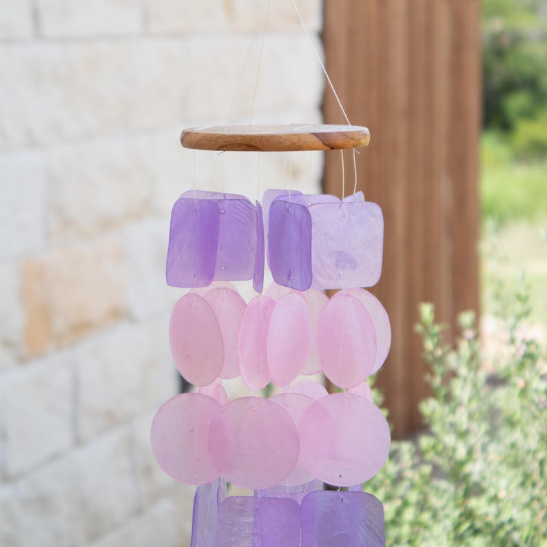 Solange & Frances Capiz Shell Wind Chime - Thumbnail 3