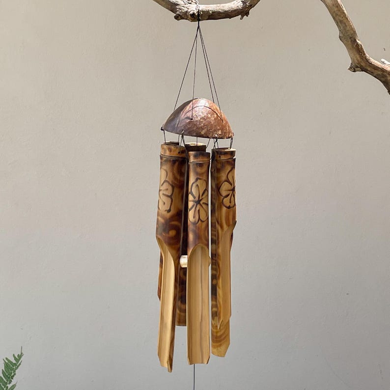 Bamboo Rustic Wind Chime - Thumbnail 5