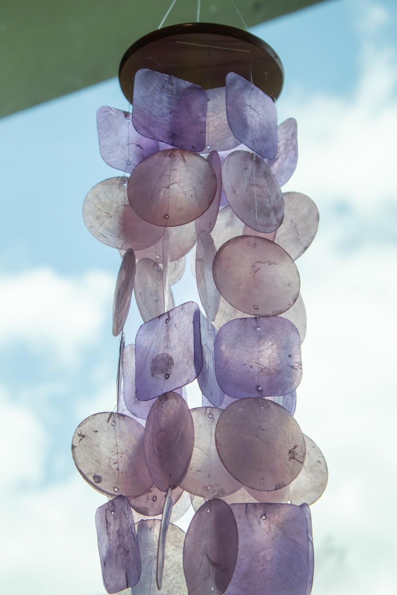 Solange & Frances Capiz Shell Wind Chime - Thumbnail 4
