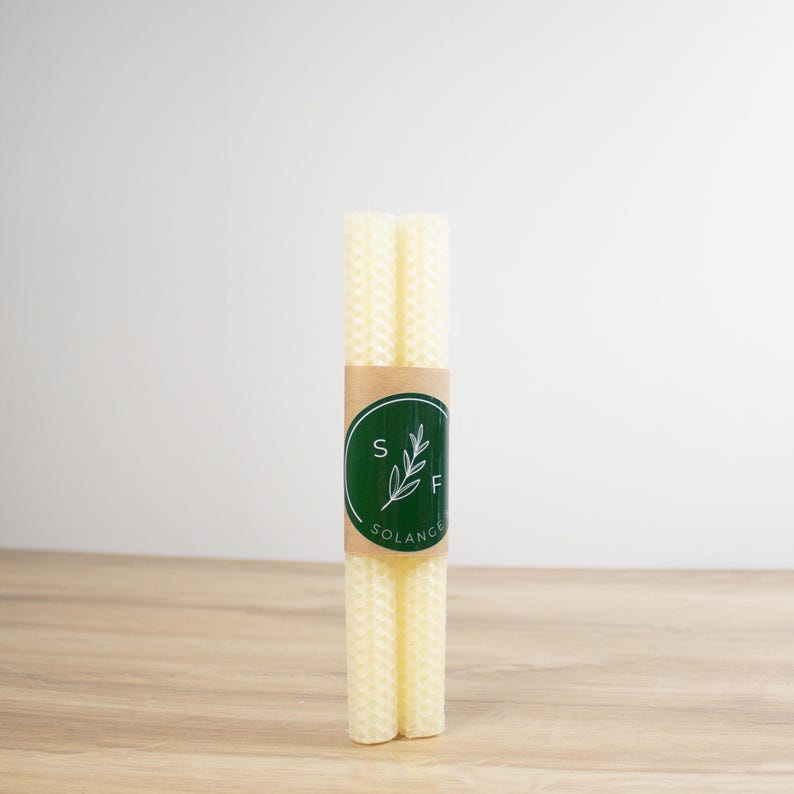 Solange & Frances Beeswax Taper Candles - Thumbnail 2