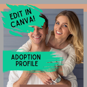 Adoption Profile Book Digital Template | DIY Customize and Print with Canva | Mike & Molly