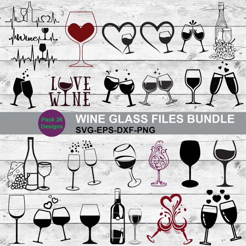 Download Wine Glass Svg Wine Glasses Svg Wine Svg Wine Heart Love ...